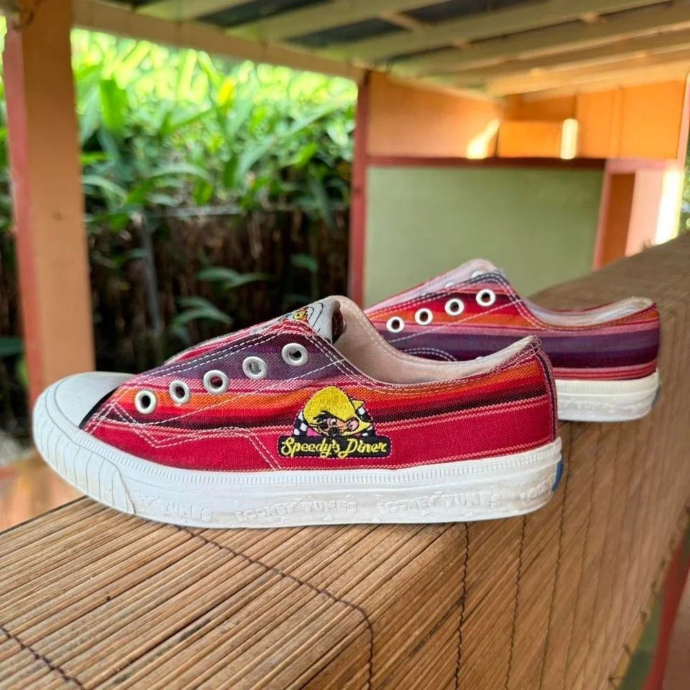Vintage 1994 Keds Speedy‎ Gonzales Sneakers Size 7 Looney Tunes WF-5556M Canvas